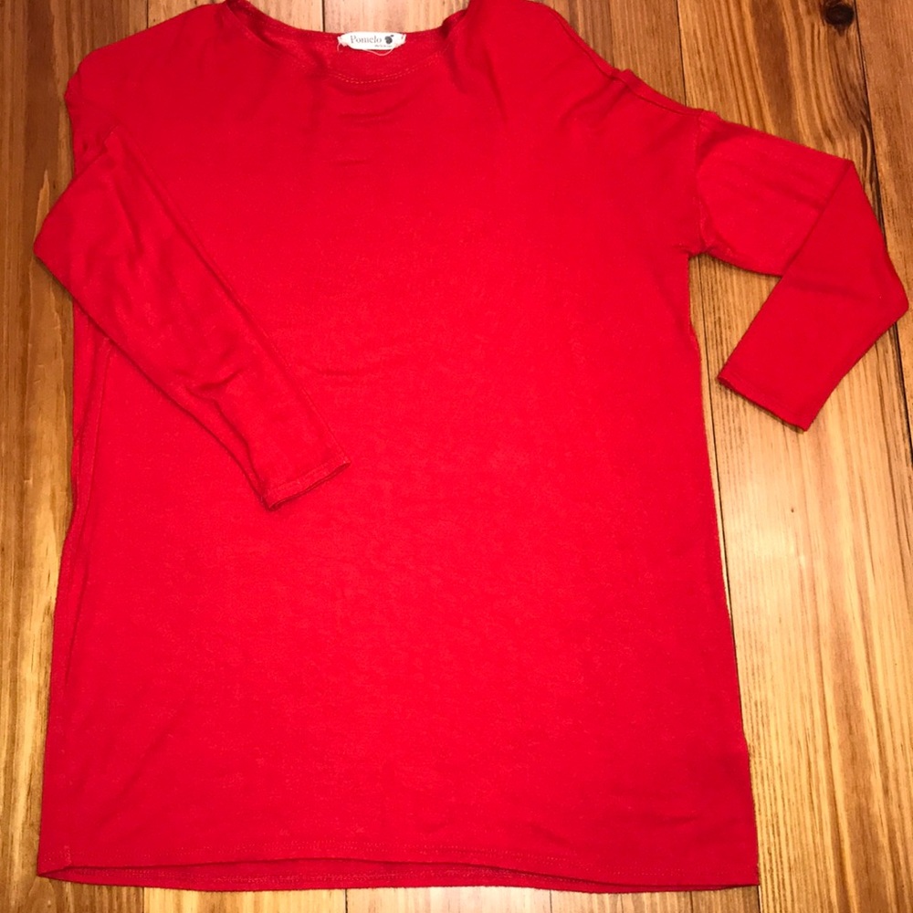 Red Pomelo blouse